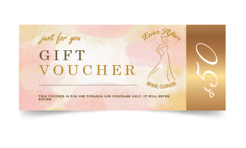 Dress Cleaning Gift Voucher